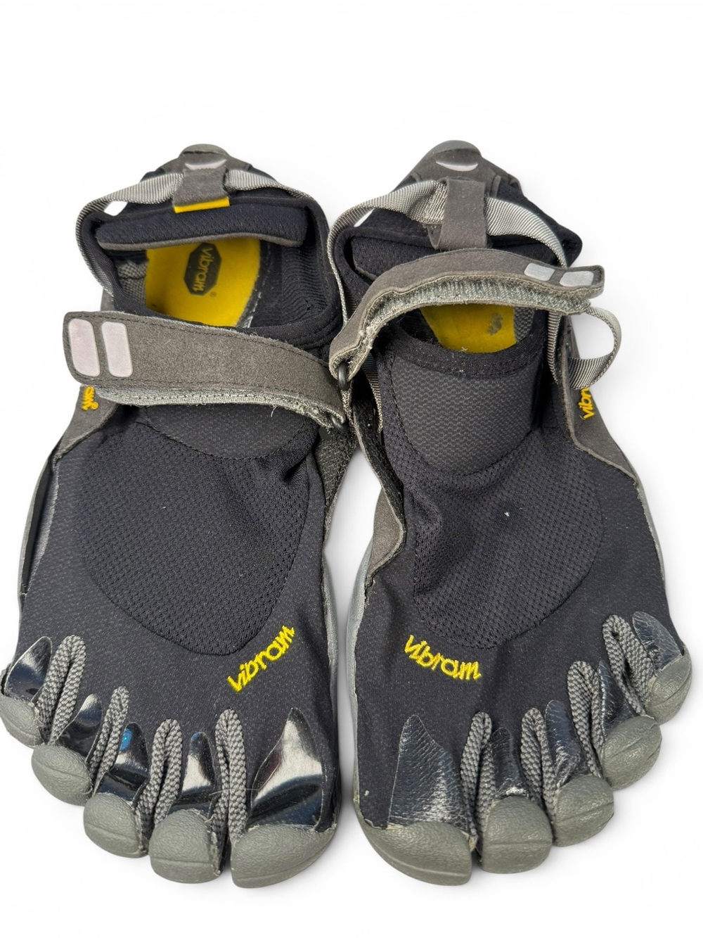 Vibram FiveFingers Toe Shoes Mens 11 Black Gray Barefoot EU 45